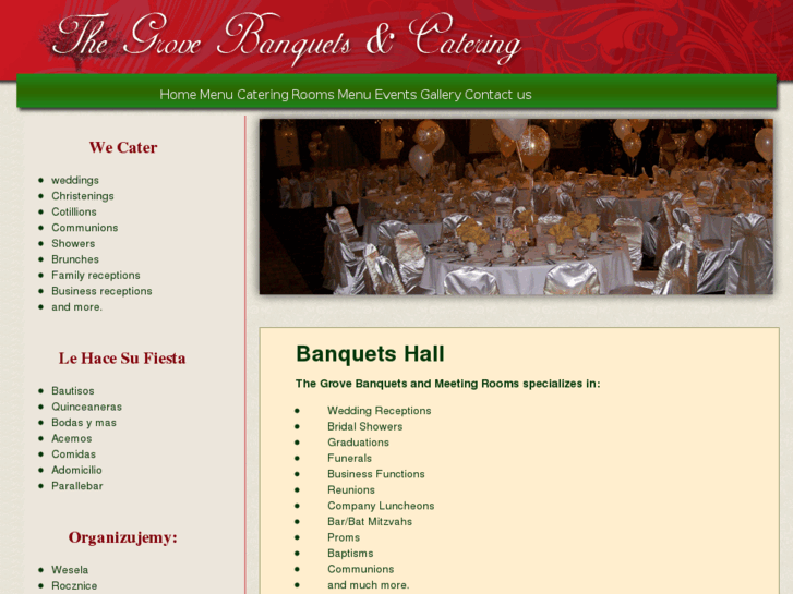 www.grovebanquets.com