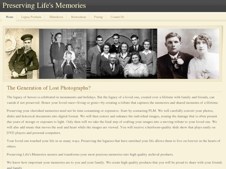 www.preservinglifesmemories.com