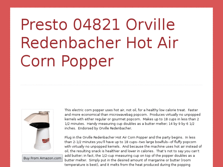 www.presto04821orvilleredenbacherhotaircornpopper.com