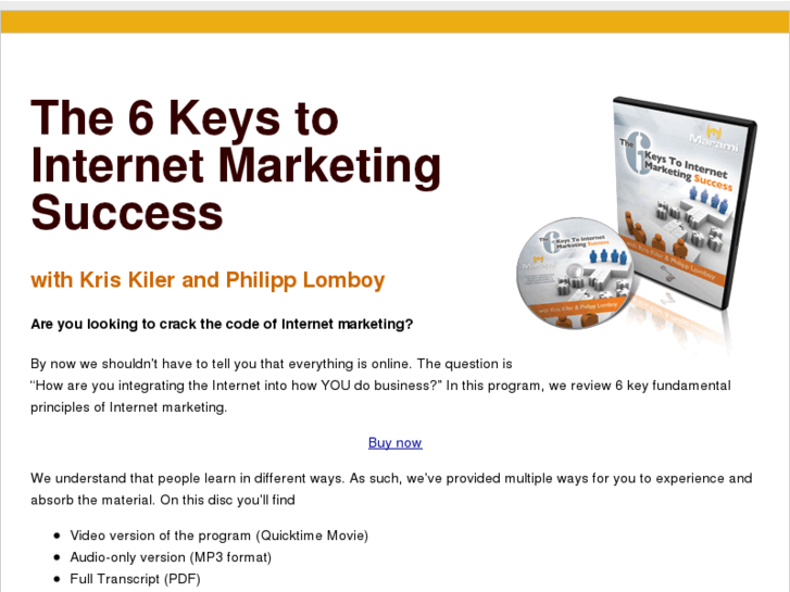 www.6keystointernetmarketingsuccess.com