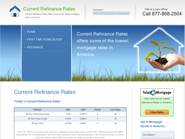 www.current-refinance-rates.net