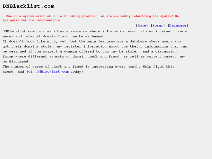 www.dnblacklist.com