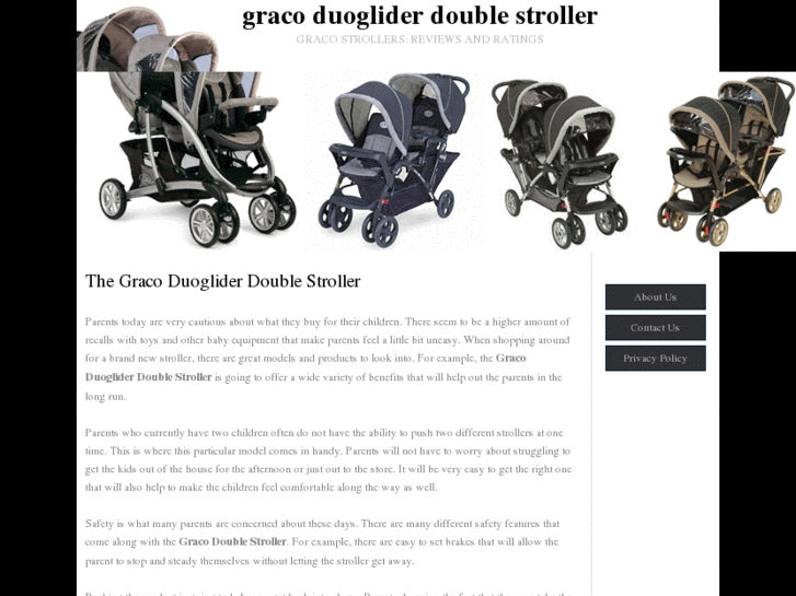 www.gracoduogliderdoublestroller.com