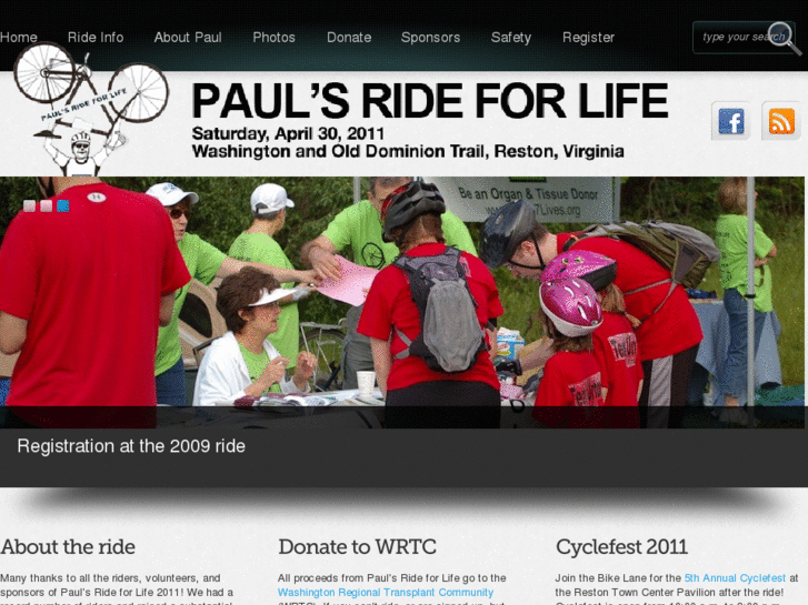 www.paulsrideforlife.org