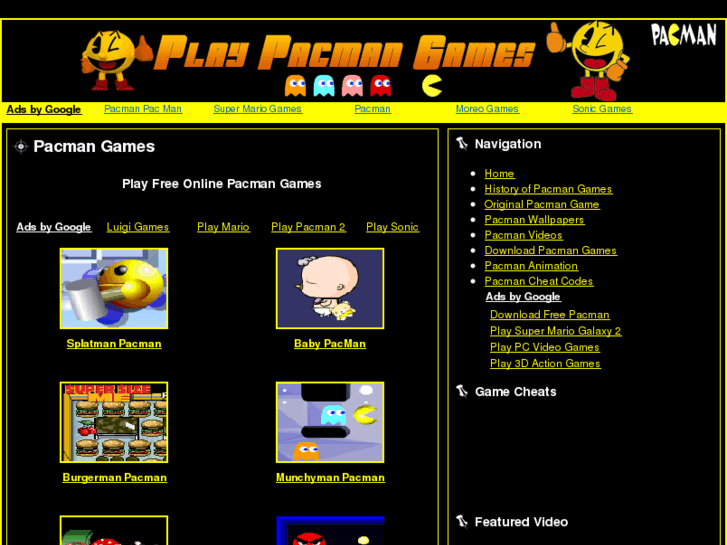 www.playpacmangames.net