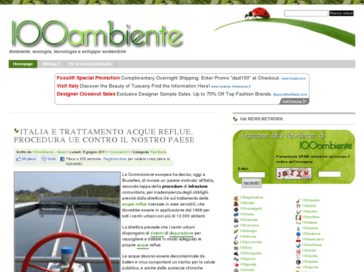 www.100ambiente.it