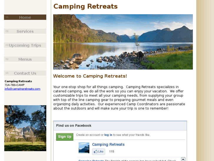 www.campingretreats.com