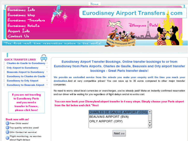 www.eurodisneyairporttransfers.com