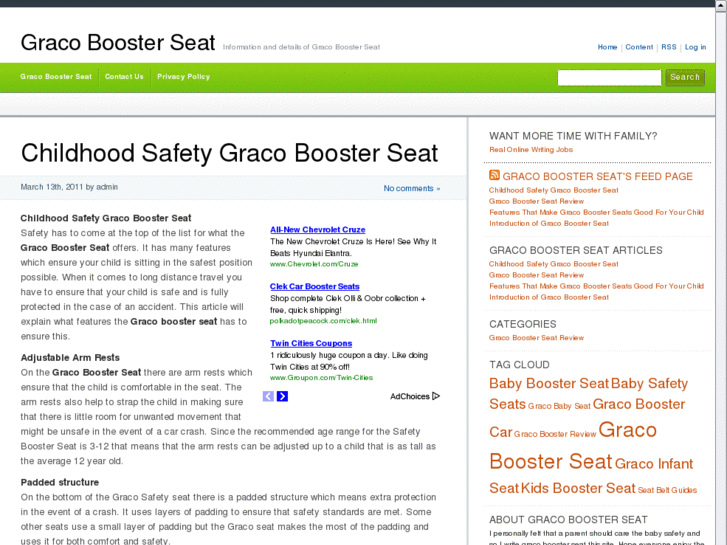 www.gracoboosterseat.org