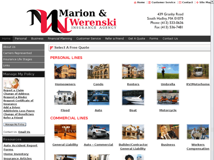 www.marionwerenskiinsurance.com