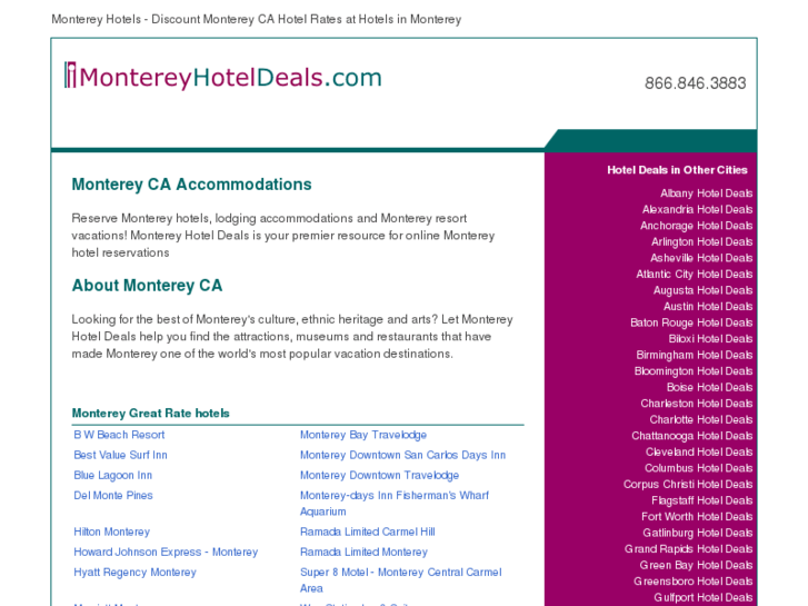 www.montereyhoteldeals.com