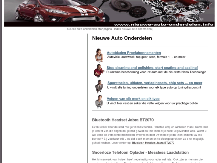 www.nieuwe-auto-onderdelen.info
