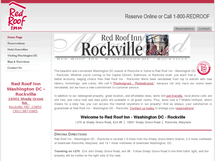 www.redroof-washington-dc-rockville.com