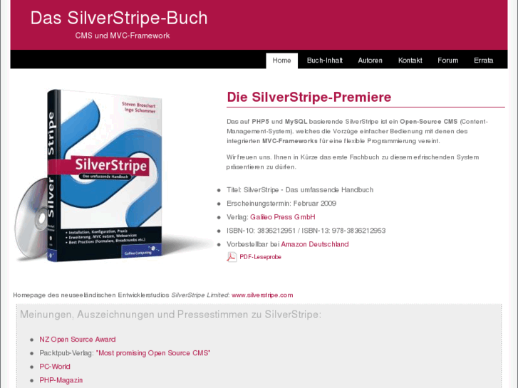 www.silverstripe-buch.de