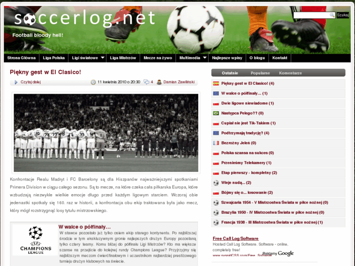 www.soccerlog.net
