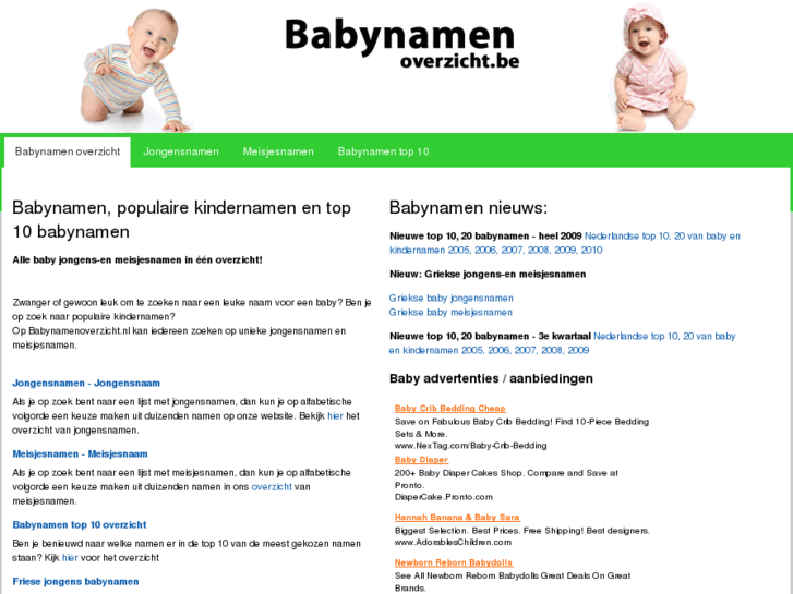 www.babynamenoverzicht.be