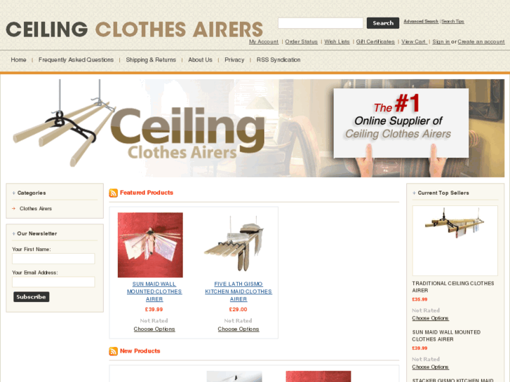 www.ceilingclothesairers.com