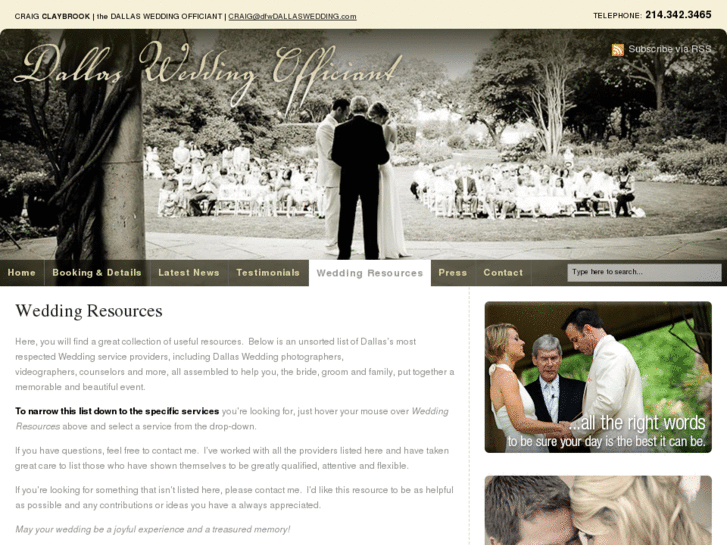 www.dfwdallaswedding.com