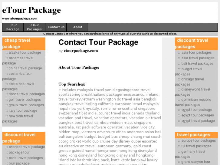 www.etourpackage.com