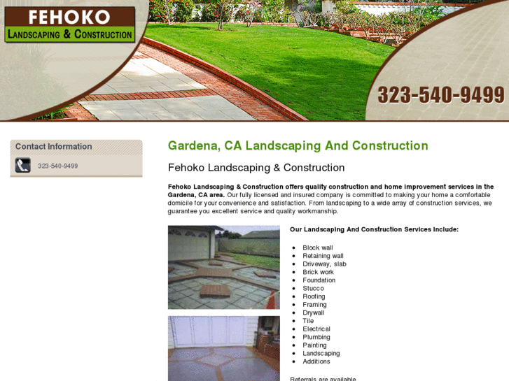 www.fehokolandscapingandconstruction.com