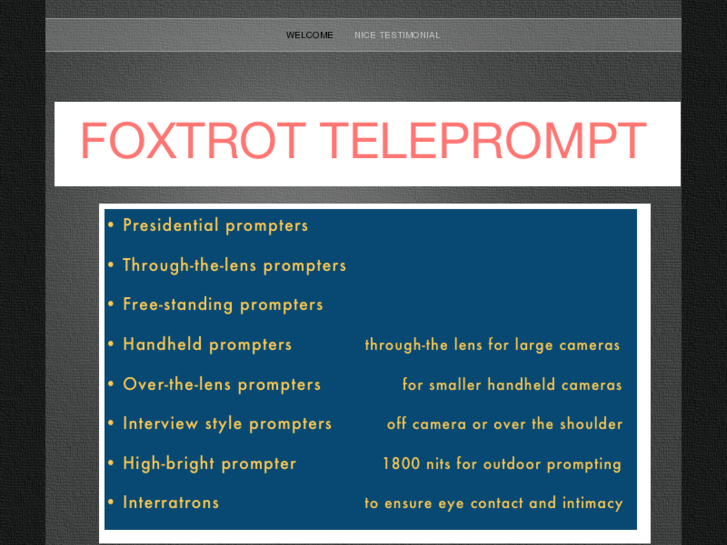 www.foxtrotteleprompt.com