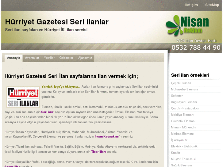 www.hurriyetgazetesiseriilanlar.com