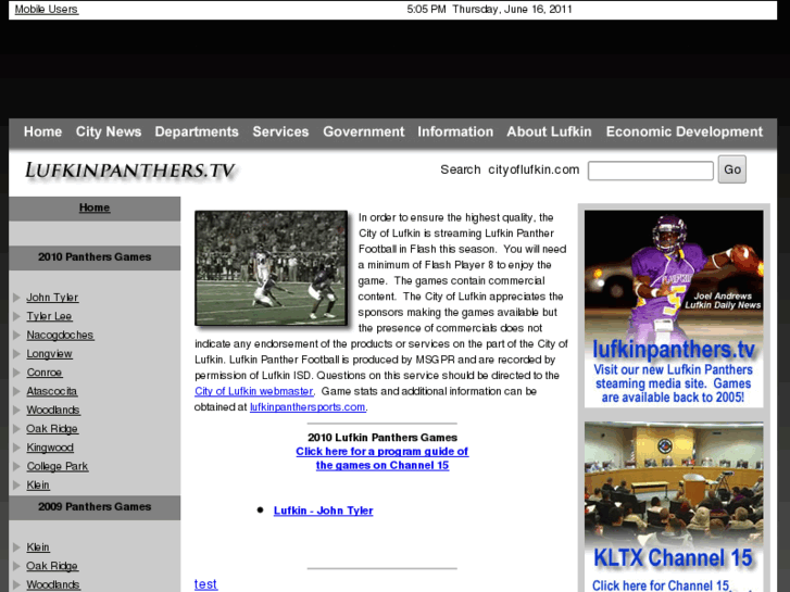 www.lufkinpanthers.tv