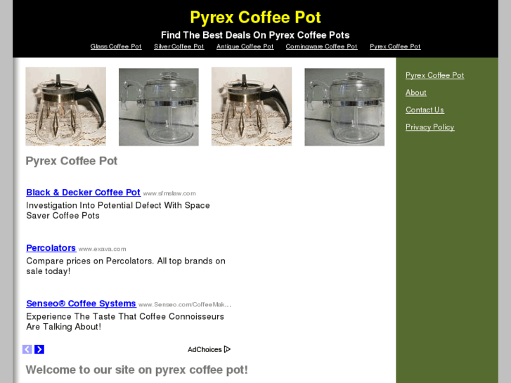 www.pyrexcoffeepot.com