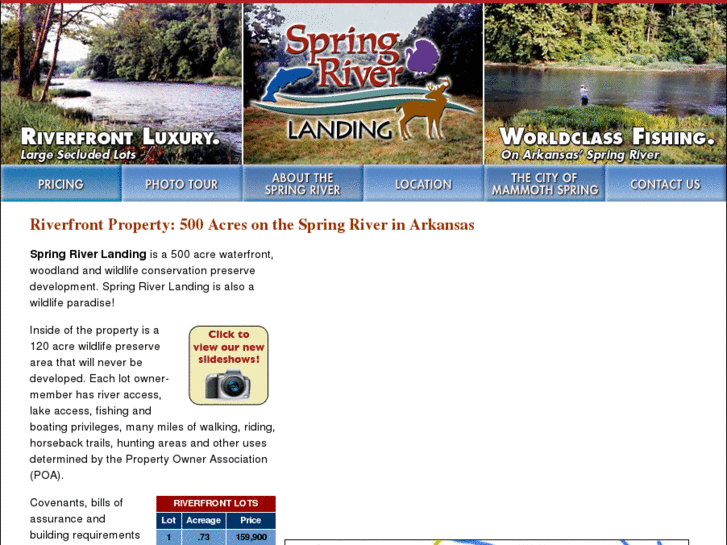 www.springriverlanding.com