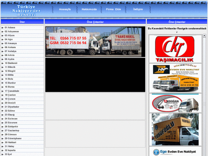 www.turkiyenakliyecilerrehberi.com