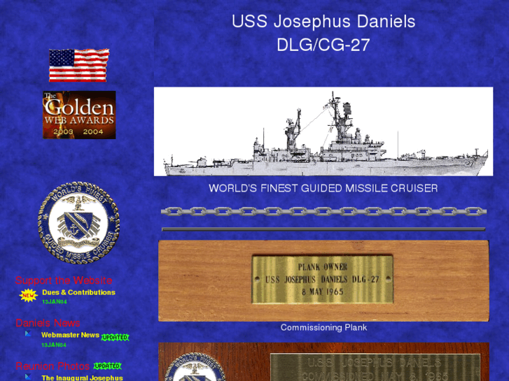 www.ussjosephusdaniels.com