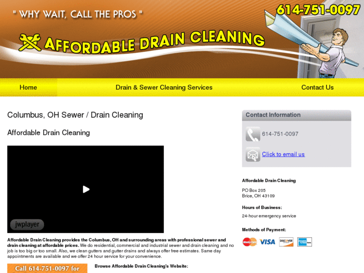 www.affordabledraincleaningohio.com