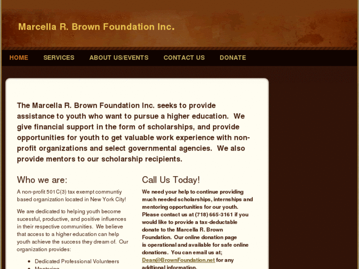 www.brownfoundation.net