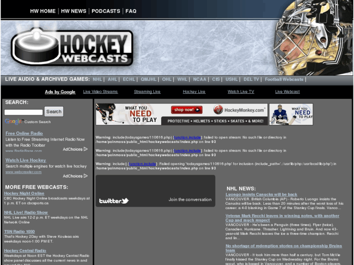 www.hockeywebcasts.com