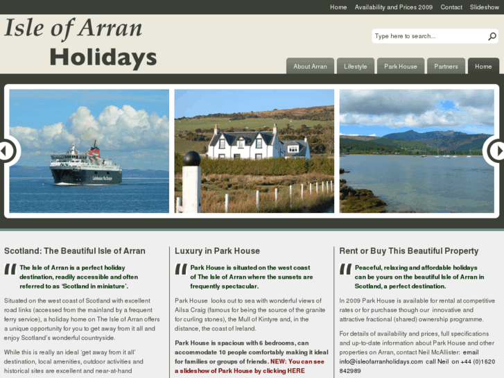 www.isleofarranholidays.com