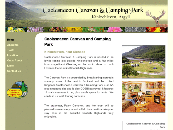 www.kinlochlevencaravans.com