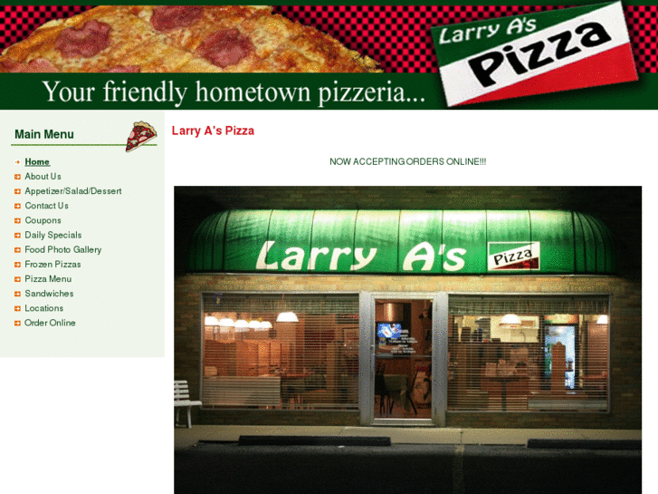 www.larryaspizza.com