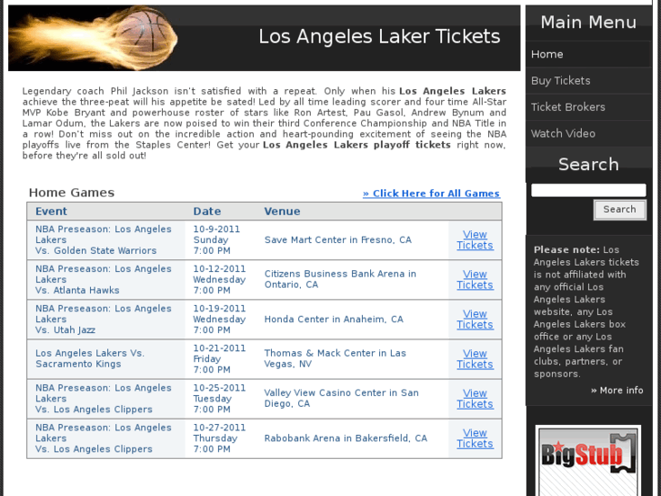 www.losangeleslakertickets.net