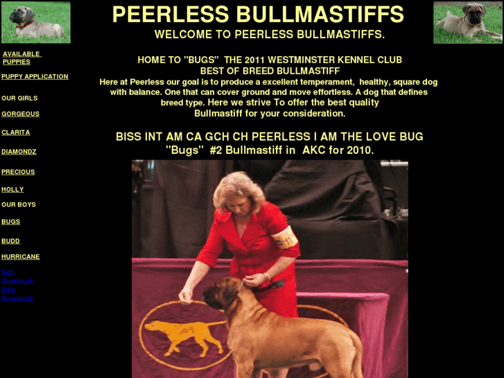 www.peerlessbullmastiffs.com