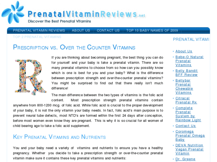 www.prenatalvitaminreviews.net