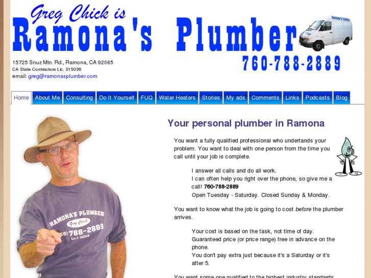 www.ramonasplumber.com