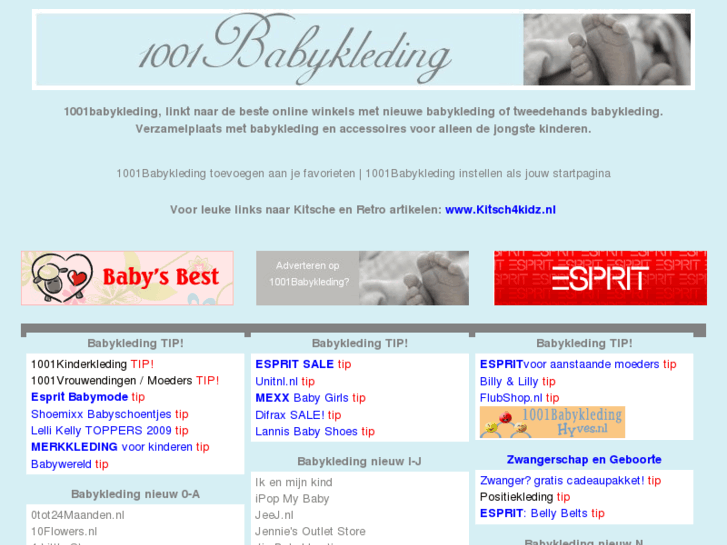 www.1001babykleding.nl