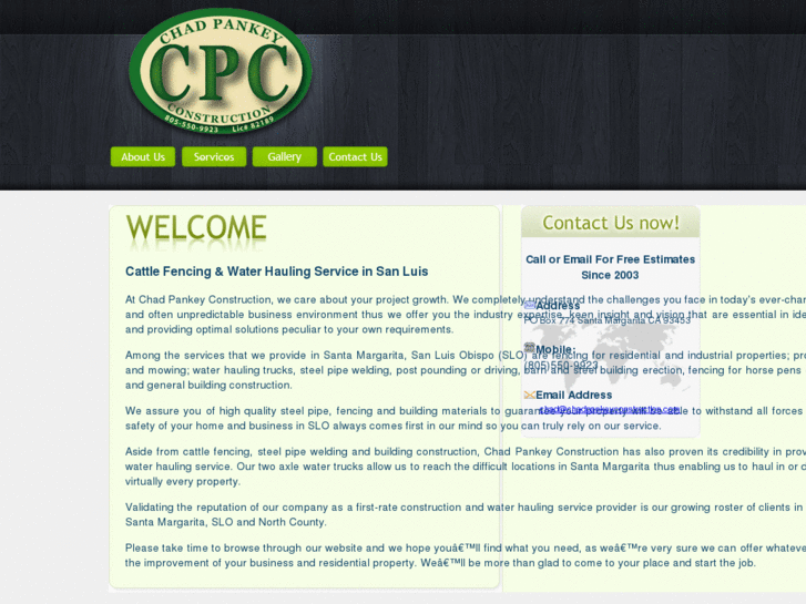 www.chadpankeyconstruction.com