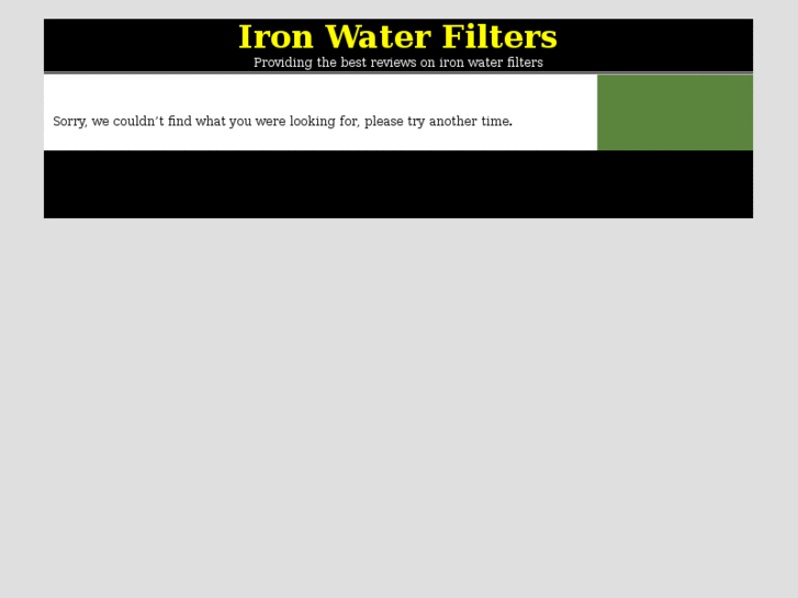 www.ironwaterfilters.org