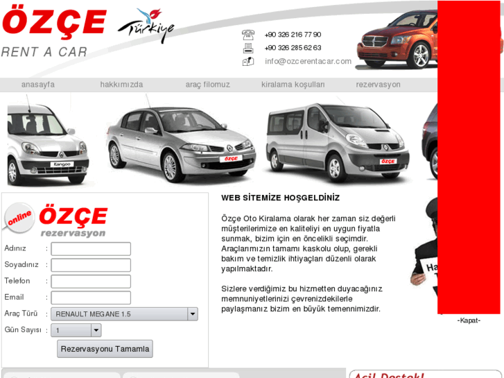 www.ozcerentacar.com