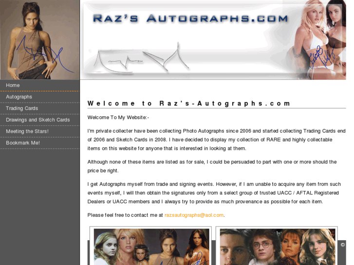 www.razs-autographs.com