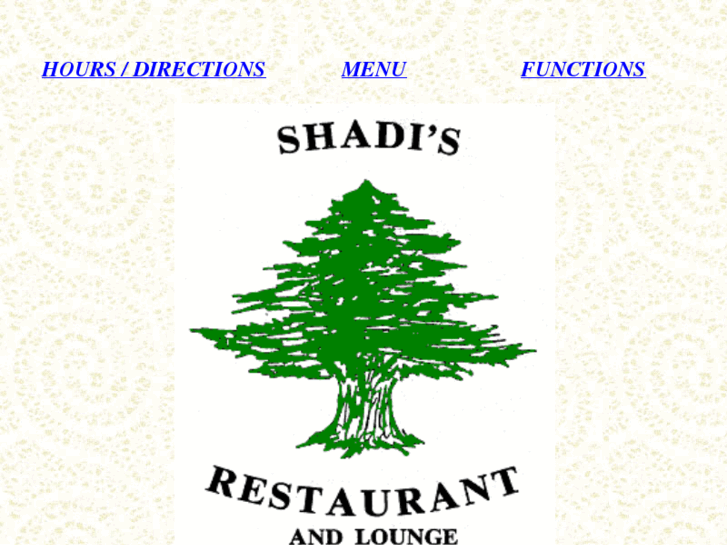 www.shadisrestaurant.com