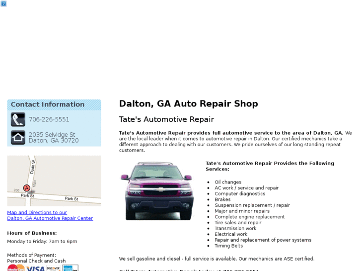 www.tatesautorepairdalton.com