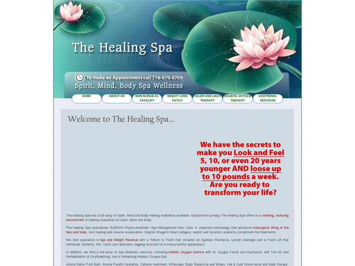 www.thehealingspa.info