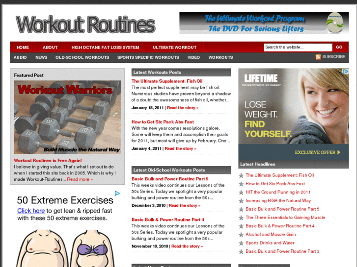 www.workout-routines.net